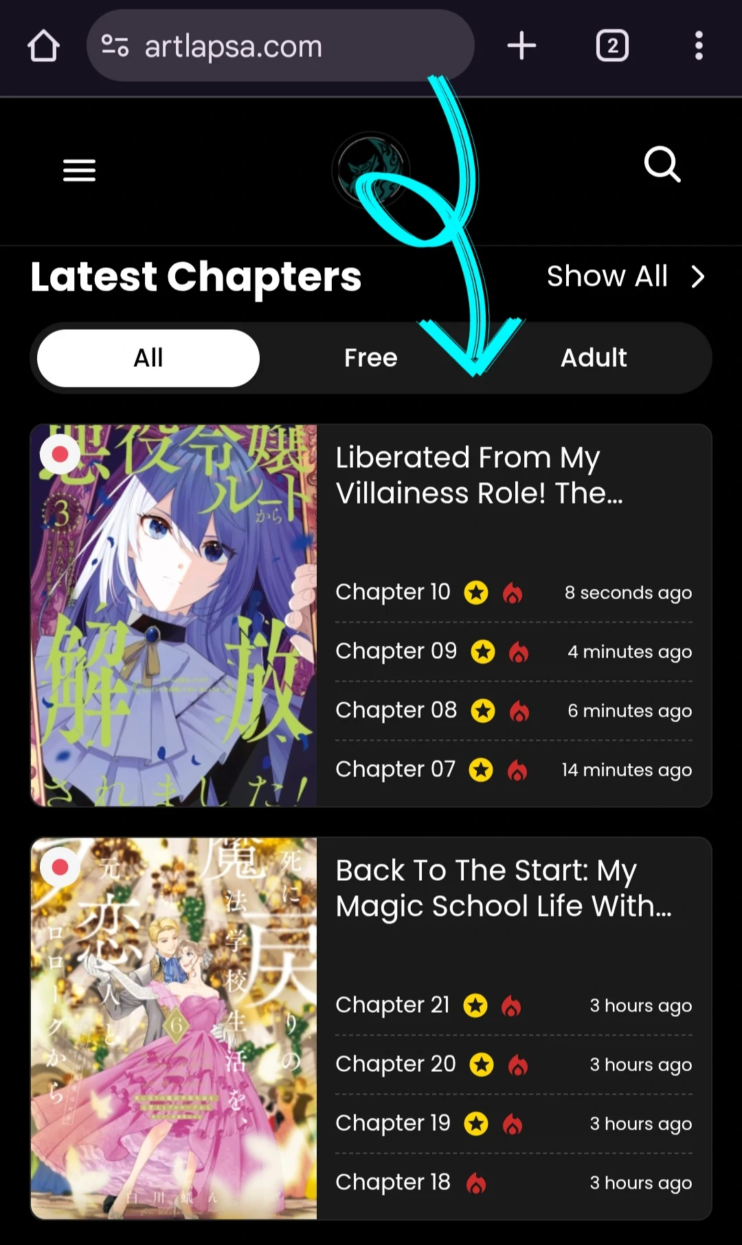 Read Liberated from My Villainess Role! The Game Ended, So Perhaps It’s Time for the Heroine’s Exit EN Manga Online
