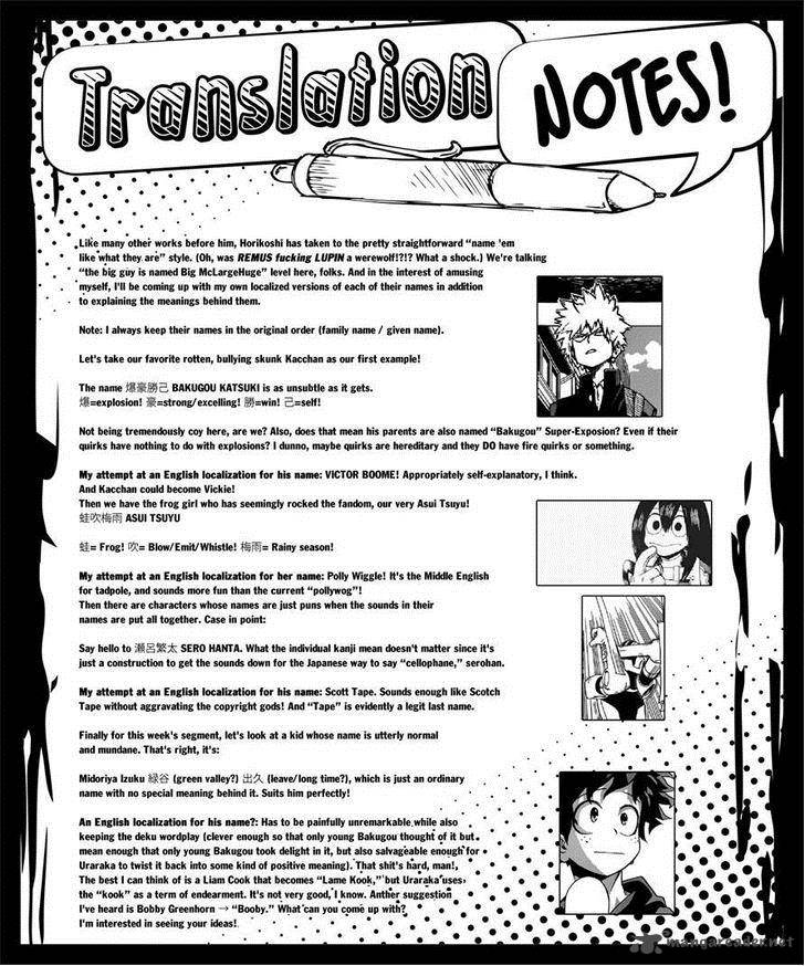 Read MY HERO ACADEMIA EN Manga Online