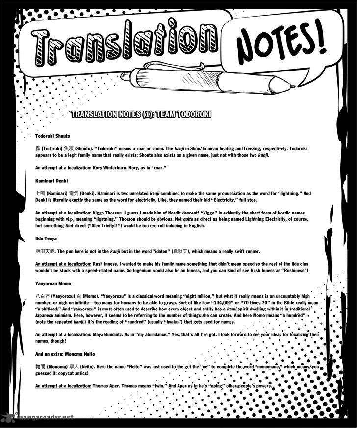 Read MY HERO ACADEMIA EN Manga Online