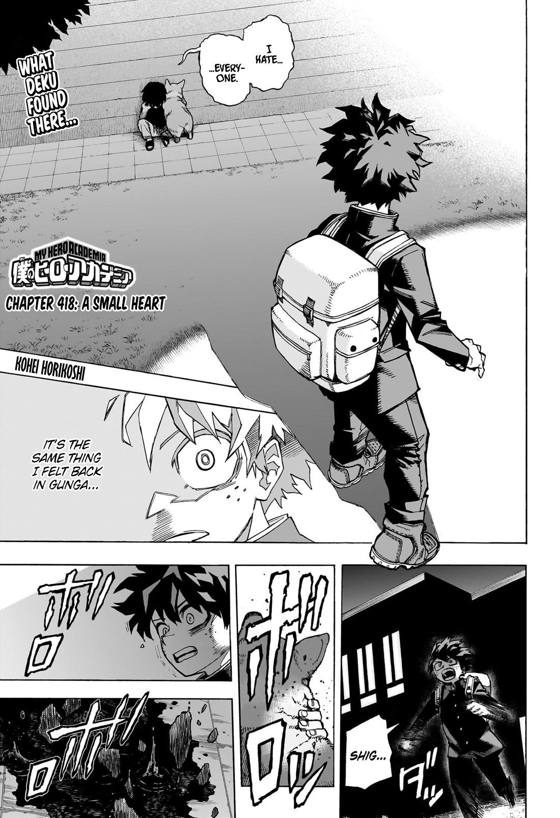 Read MY HERO ACADEMIA EN Manga Online