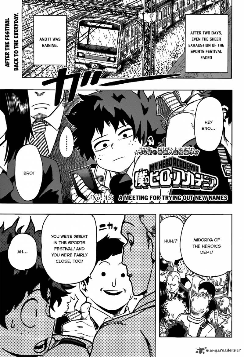 Read MY HERO ACADEMIA EN Manga Online