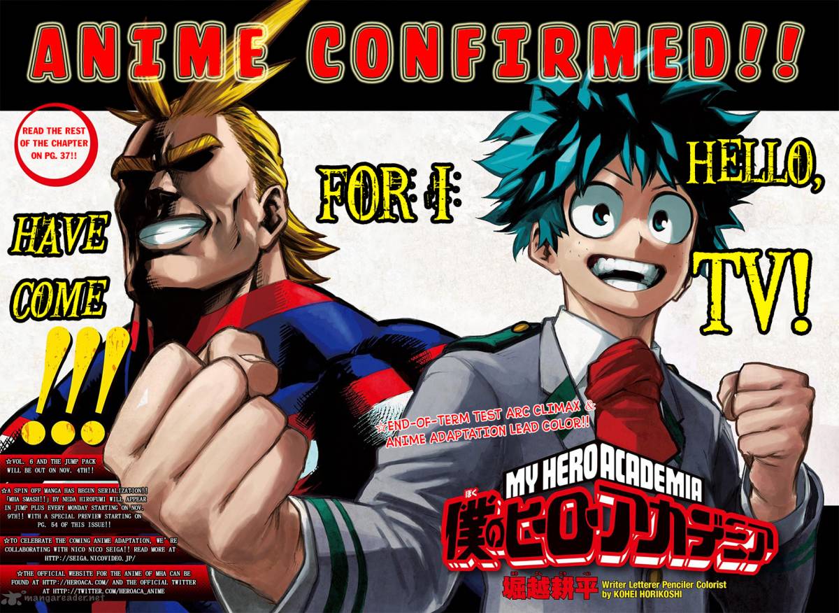 Read MY HERO ACADEMIA EN Manga Online