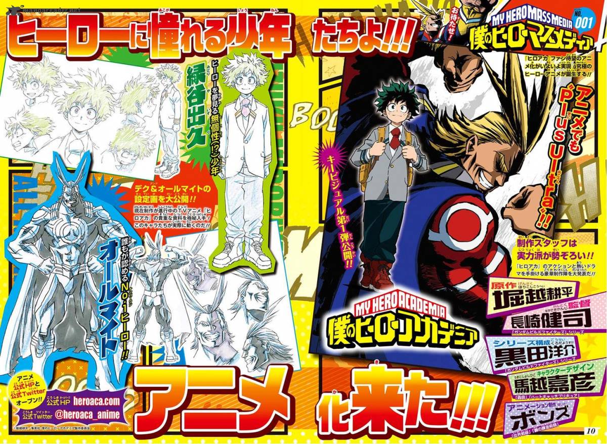 Read MY HERO ACADEMIA EN Manga Online