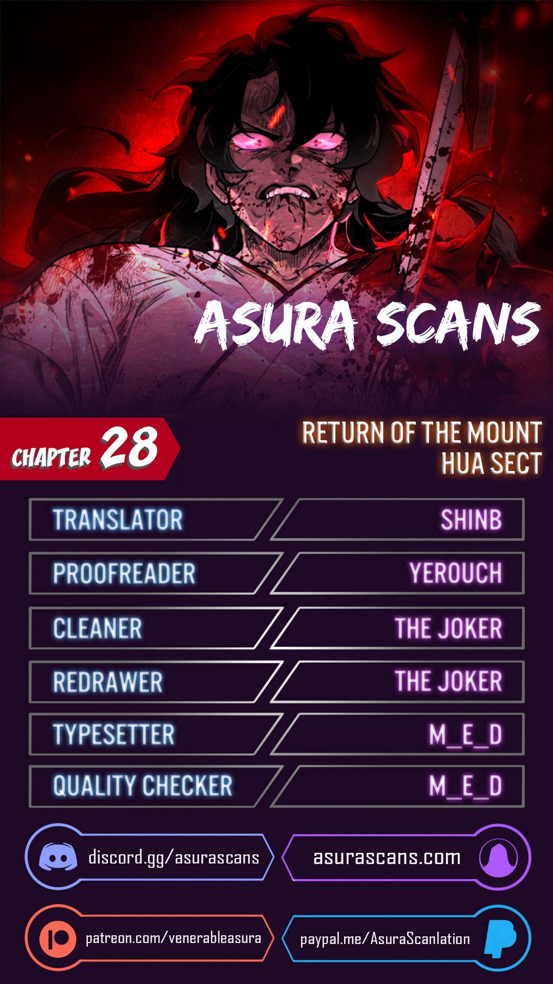 Read Return Of The Mount Hua Sect EN Manga Online