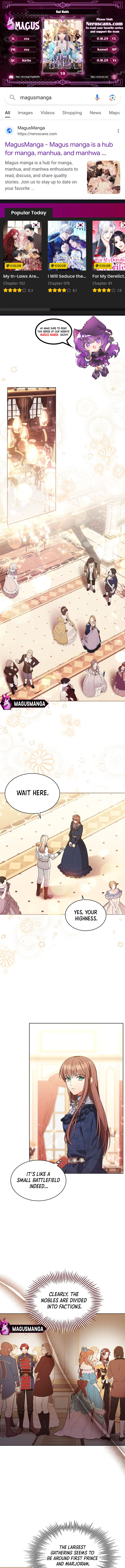 Read The Wicked Ladies-in-Waiting EN Manga Online
