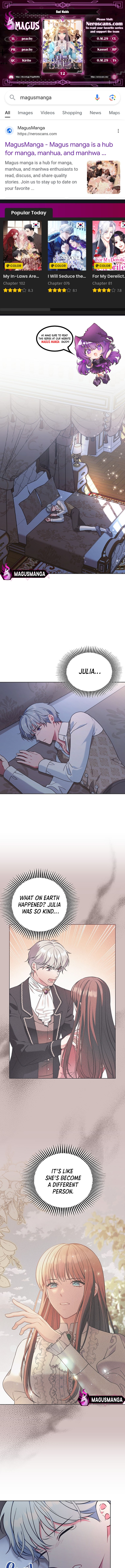 Read The Wicked Ladies-in-Waiting EN Manga Online