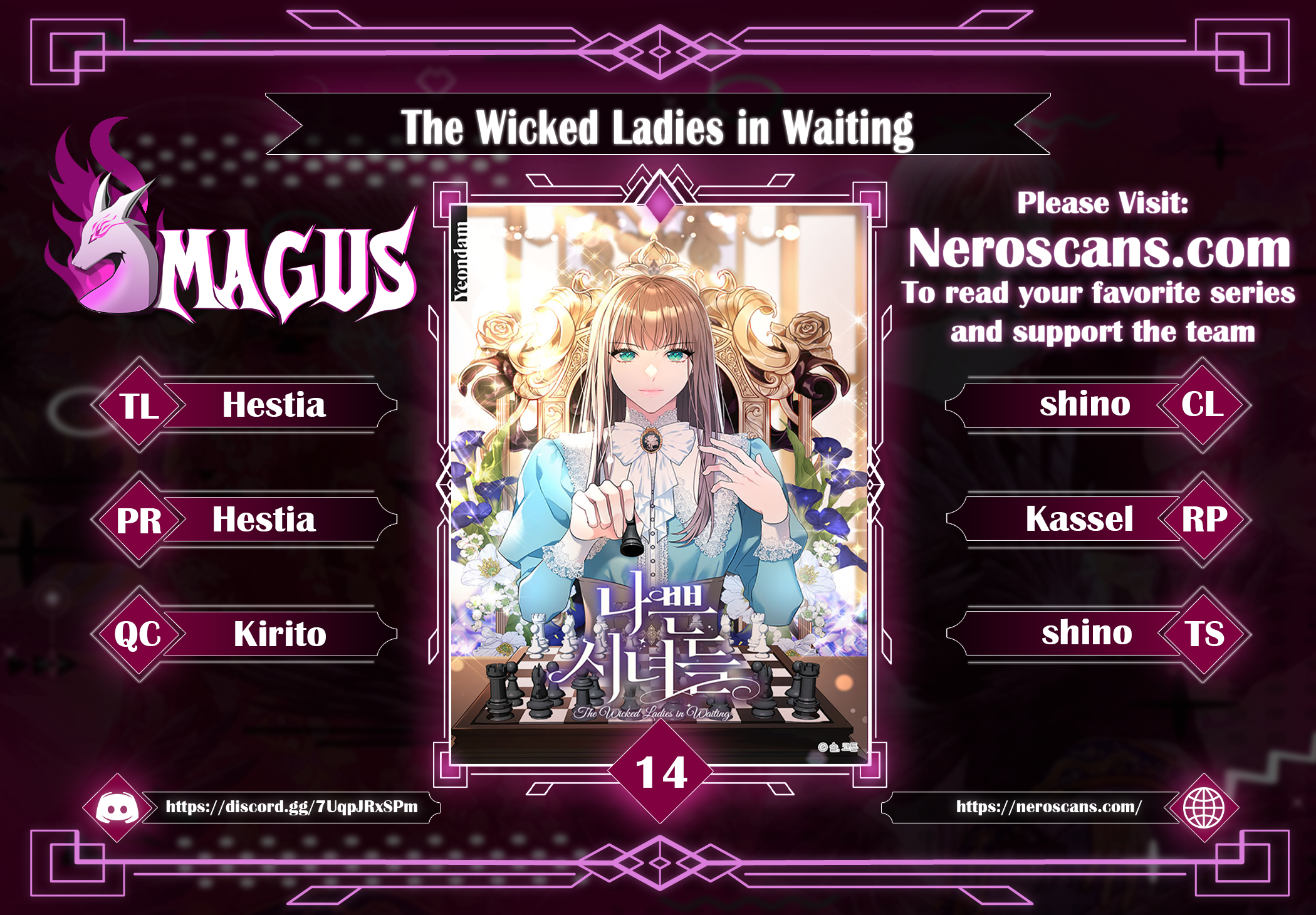Read The Wicked Ladies-in-Waiting EN Manga Online