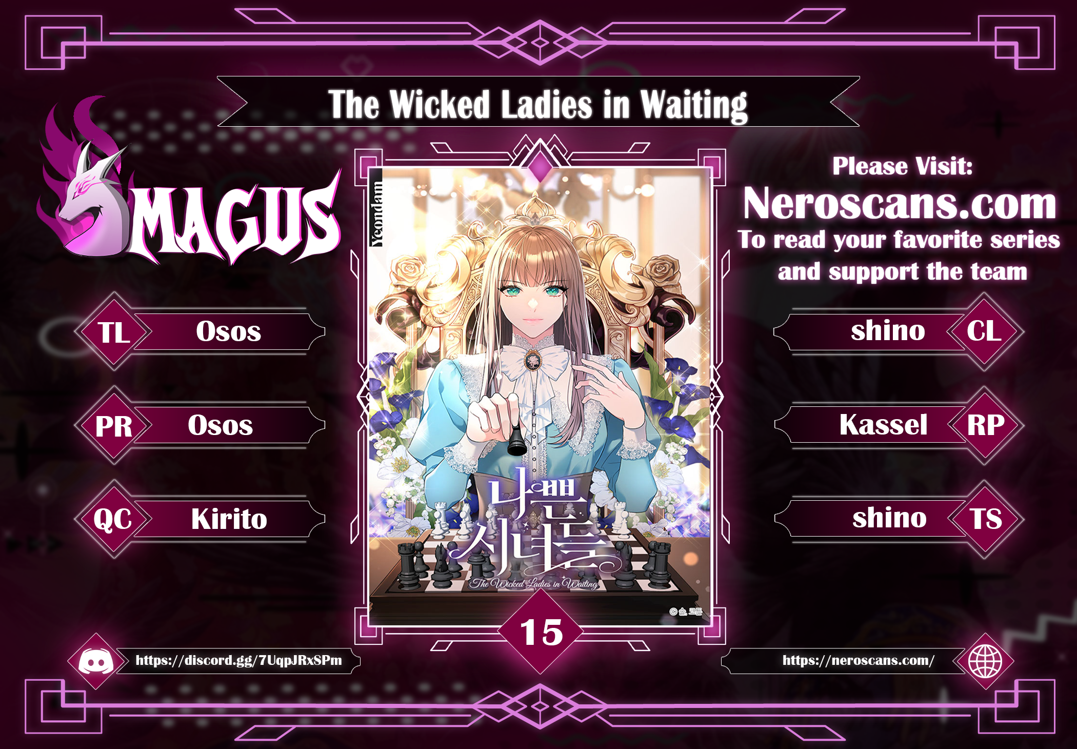 Read The Wicked Ladies-in-Waiting EN Manga Online