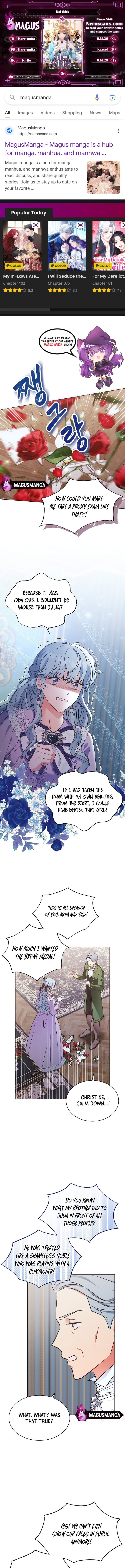 Read The Wicked Ladies-in-Waiting EN Manga Online