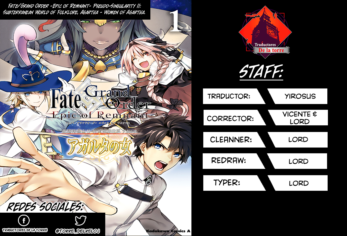 Read Fate_Grand Order -Epic of Remnant- Pseudo-Singularity II_ Subterranean World of Folklore, Agartha - Women of Agartha ES Manga Online