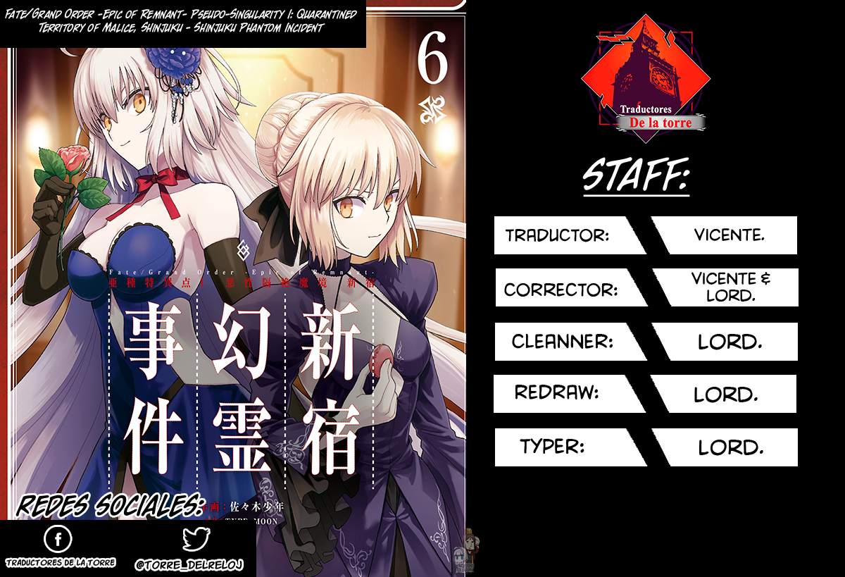 Read Fate_Grand Order -Epic of Remnant- Pseudo-Singularity I_ Quarantined Territory of Malice, Shinjuku - Shinjuku Phantom Incident ES Manga Online