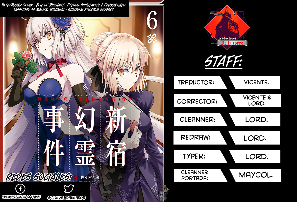 Read Fate_Grand Order -Epic of Remnant- Pseudo-Singularity I_ Quarantined Territory of Malice, Shinjuku - Shinjuku Phantom Incident ES Manga Online