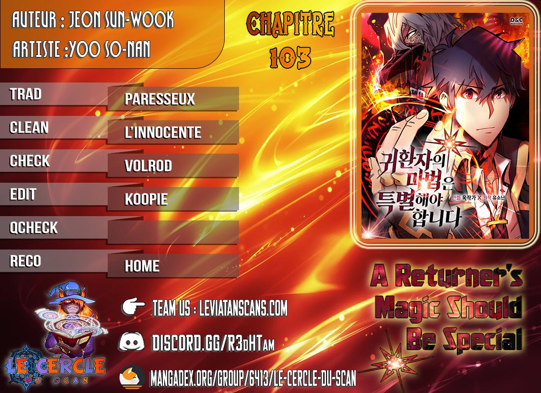 Read A Returner's Magic Should be Special FR Manga Online