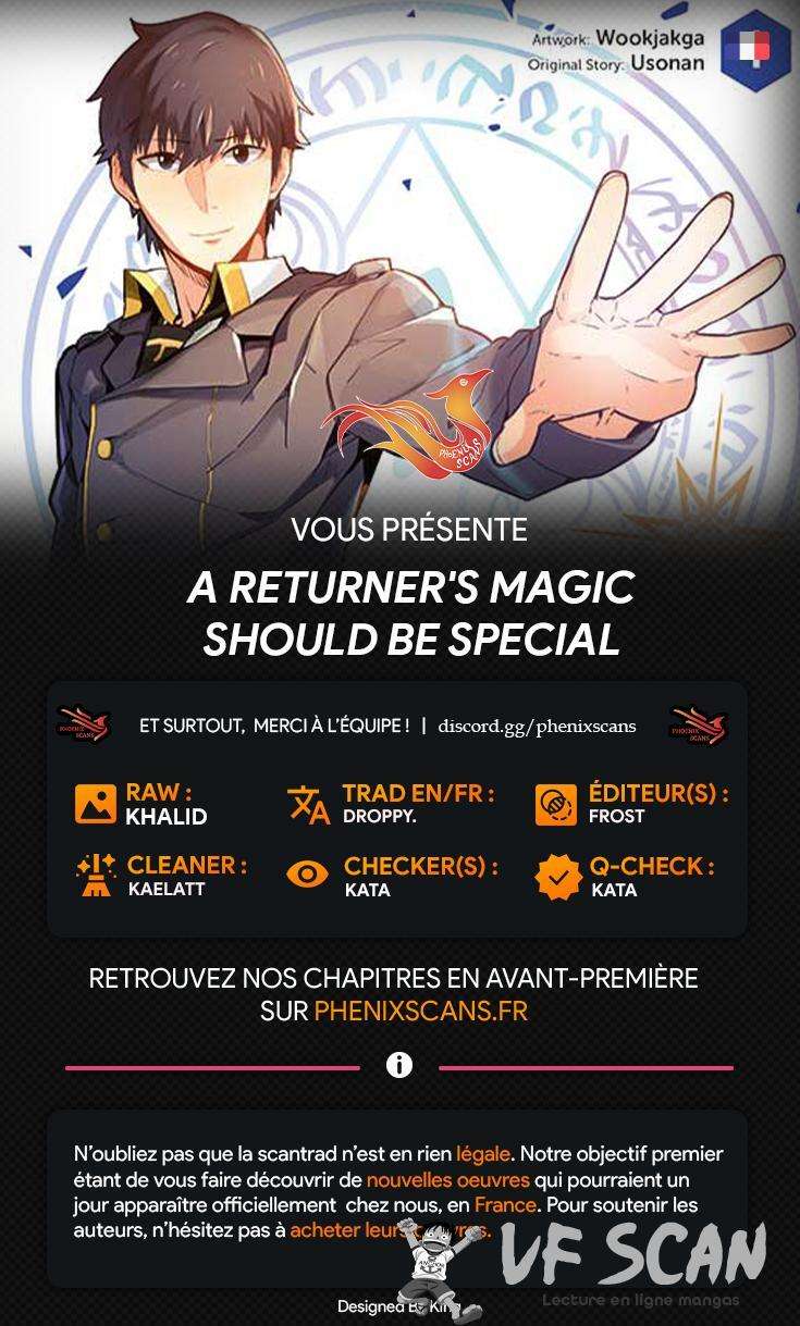 Read A Returner's Magic Should be Special FR Manga Online