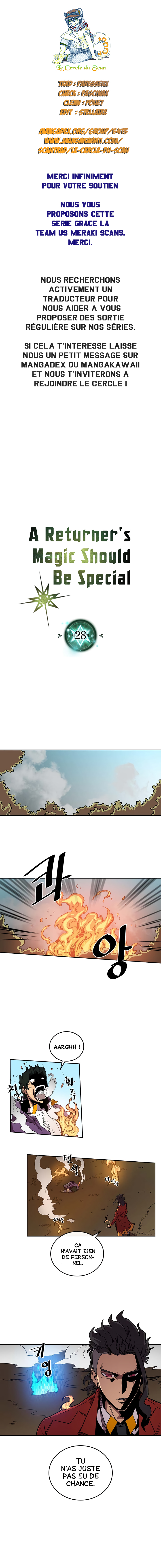 Read A Returner's Magic Should be Special FR Manga Online