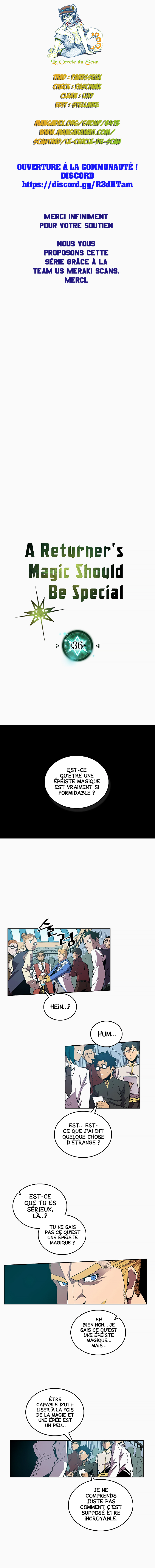Read A Returner's Magic Should be Special FR Manga Online