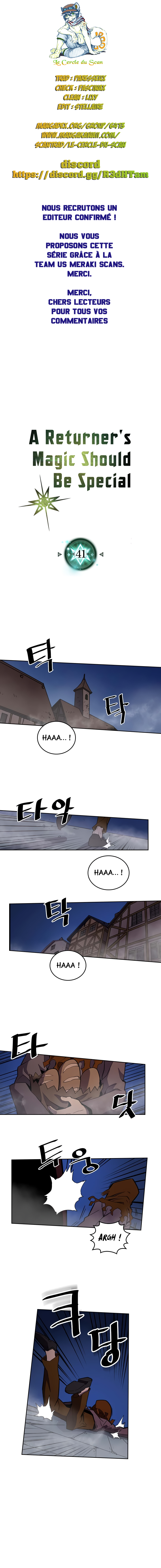 Read A Returner's Magic Should be Special FR Manga Online