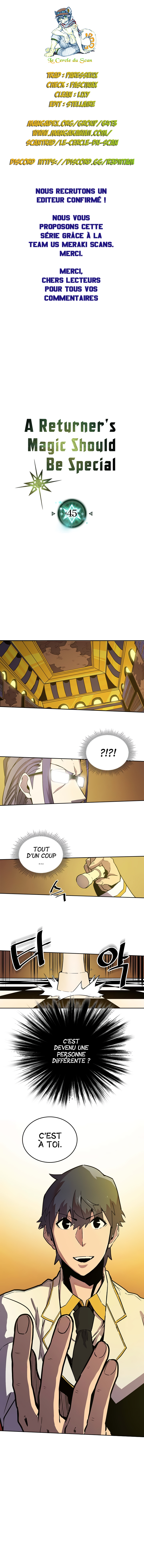 Read A Returner's Magic Should be Special FR Manga Online