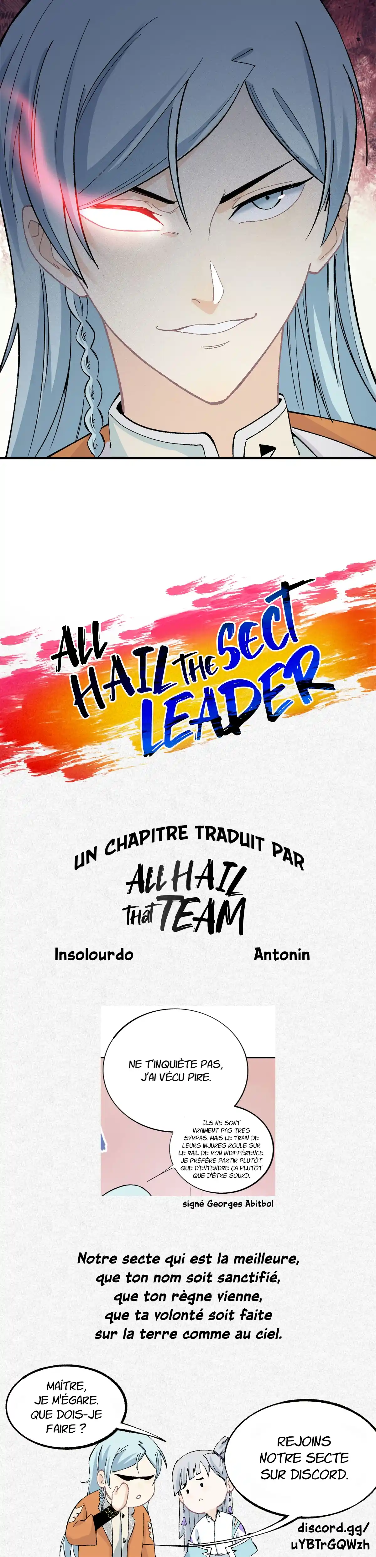 Read All Hail the Sect Leader FR Manga Online