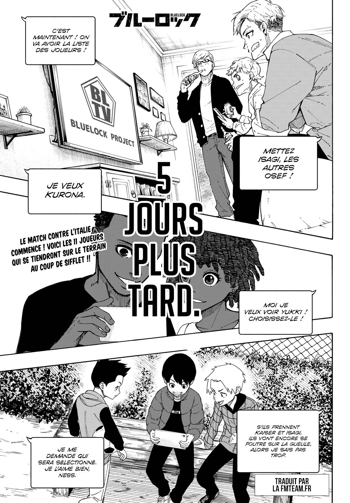 Read Blue Lock FR Manga Online