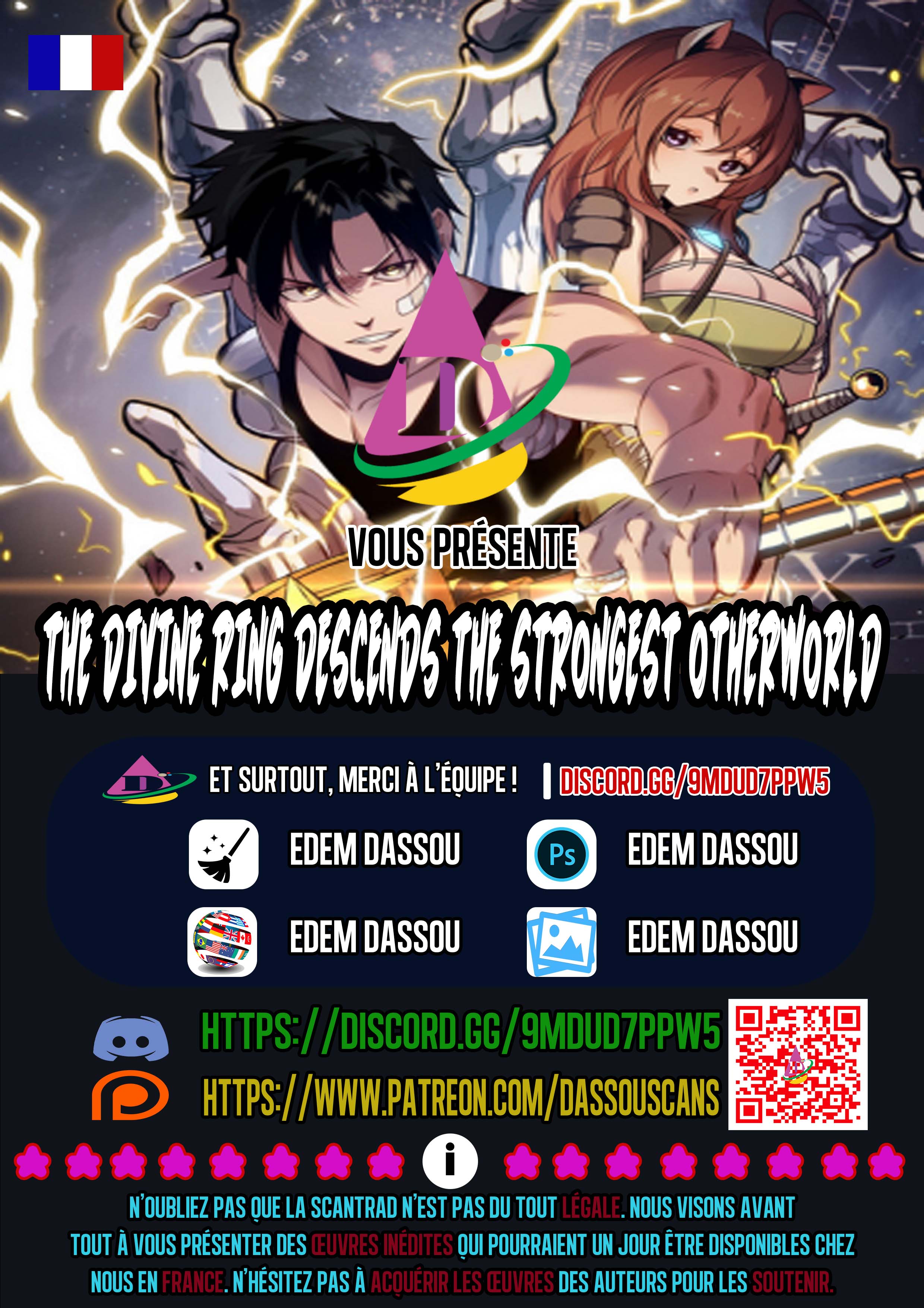 Read Divine Ring Descends_ The Strongest Otherworld FR Manga Online