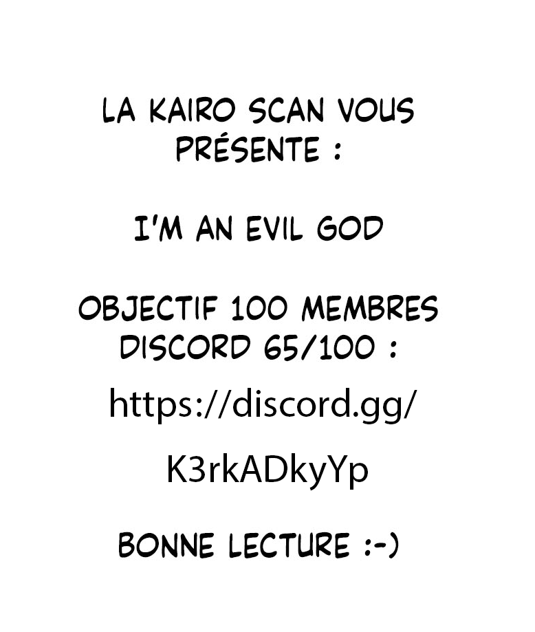Read I’m an Evil God FR Manga Online
