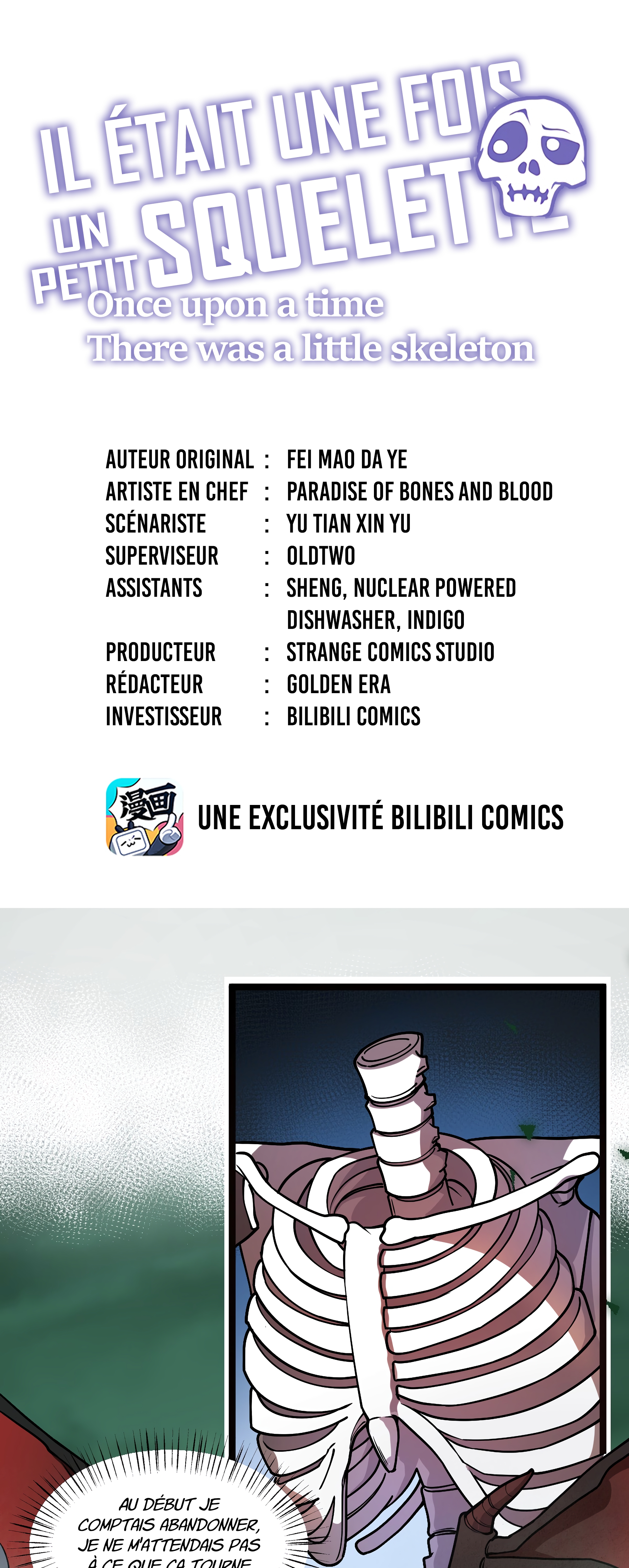 Read Petit Squelette FR Manga Online
