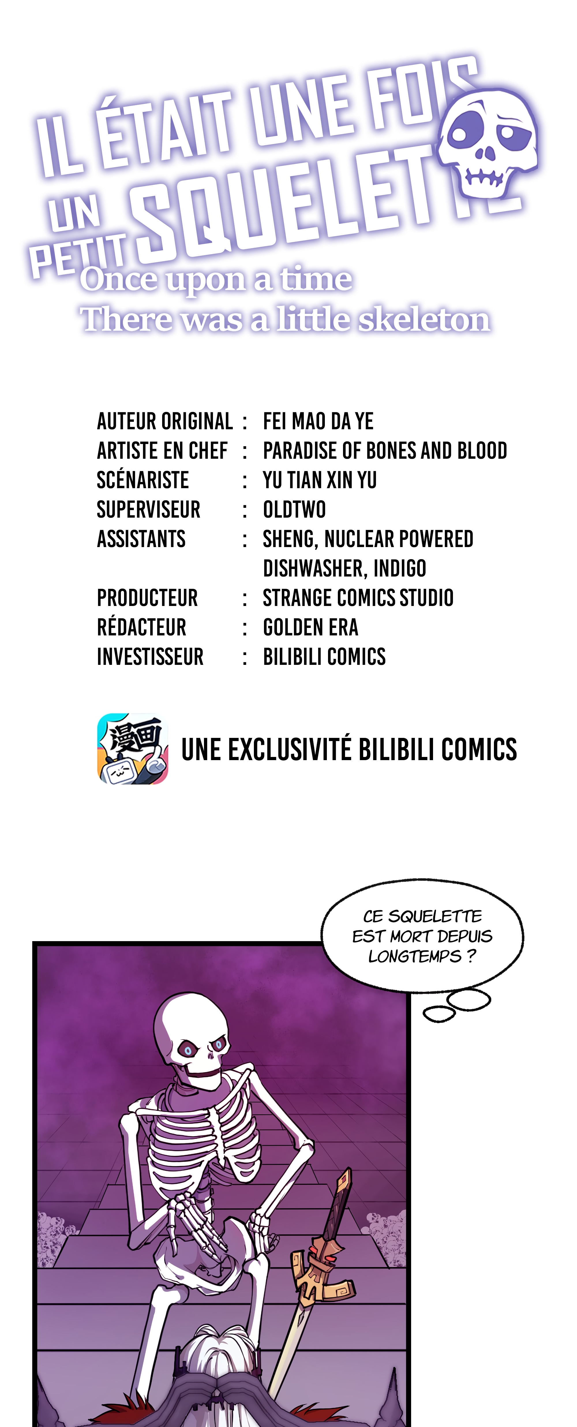 Read Petit Squelette FR Manga Online