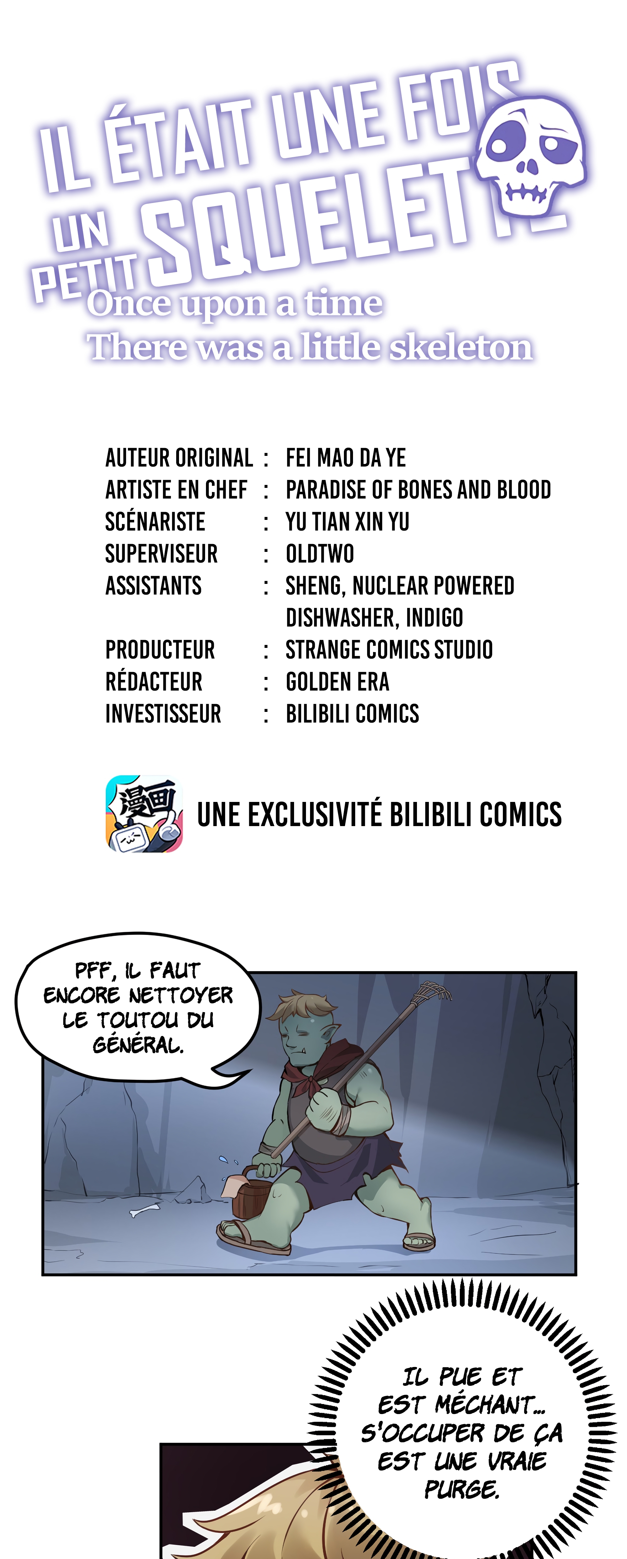 Read Petit Squelette FR Manga Online